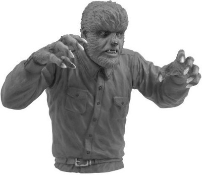 Diamond Select S Universal Monsters Wolfman Black And White Bust Bank(Grey)