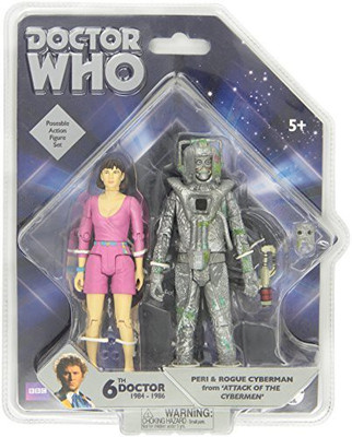

Underground Toys Doctor Who Peri And Rogue Cyberman S5"(Multicolor)