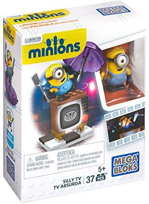

Mattel Mega Bloks Minions Silly TV(Yellow)