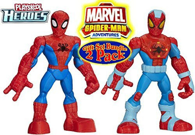 

Playskool Heroes Marvel Spiderman Adventures Spidermantwin Pack Gift(Multicolor)