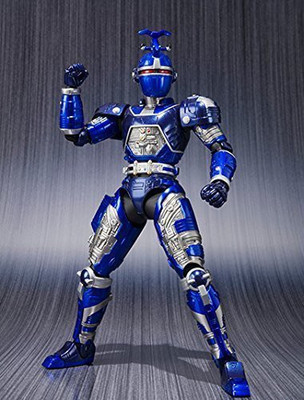 

Bandai Big Bad Beetle Beetleborgs Shfiguarts Blue Beet(Multicolor)