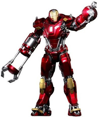 

Iron Man 3 Hotmovie 1/6 Scale Power Pose Mark 35 Red Snapper(Multicolor)