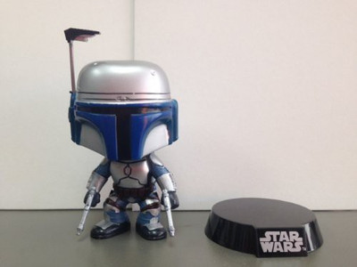 

Funko Pop Star Wars 3 3/4 Inch Vinyl Bobble Head Jango Fett(Multicolor)