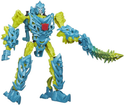 

Hasbro Transformers Age Of Extinction Construct-Bots Dinobots Dinobot Slash Buildable(Blue, Green)