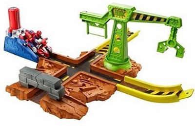 Super Hero Adventures Marvel Playskool Hulk Playset Hulk Smash Track Set(Multicolor)