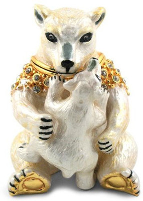 

Objet d' Art Objet D'Art Release 203 "Snuggle" Mommy And Cub Polar(Multicolor)