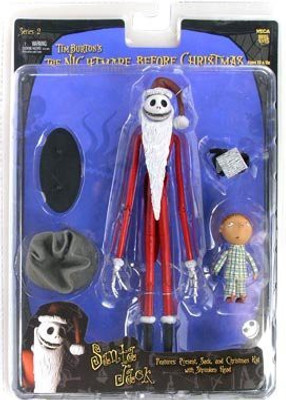 

Nightmare Before Christmas NECA Tim Burtons The Series 2 Action Figure Santa Jack(Multicolor)