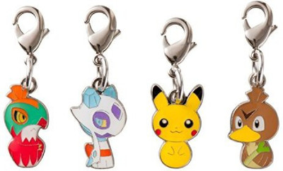 

Pokemon 1 X Center Original Kokeshi Metal Charm Set Pikachu(Multicolor)