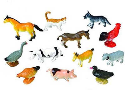 

US Toys Mini Farm Animals (1 Dozen)(Multicolor)