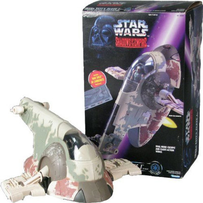 

Star Wars Boba Fett'S Slave I With Han Solo In Carbonite Shadows(Multicolor)