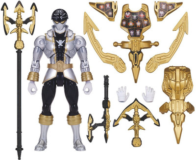 

Power Rangers Power Rangers Super Megaforce - Armored Super Mega Silver Ranger Action Figure(Multicolor)