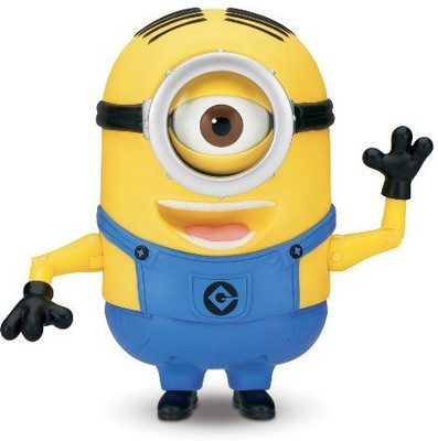 

Despicable Me Minion Stuart Laughing Action Figure(Yellow)