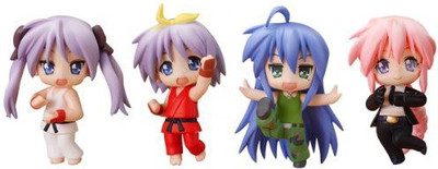 

Good Smile Lucky Star X Street Fighter Nendoroid Petite Set(Multicolor)