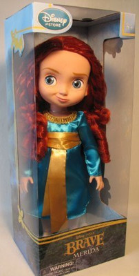

Disney Pixar Brave Movie Exclusive 16 In Toddler Doll Merida(Multicolor)