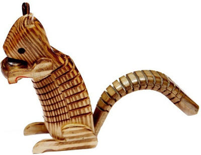 

Desi Karigar Wooden Squirrel(Brown)
