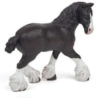 

Papo Black Shire Horse Mare(Multicolor)