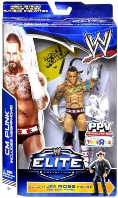 

Mattel Wweelite Collectionexclusive Cm Punk (Build A Jim Ross )(Multicolor)