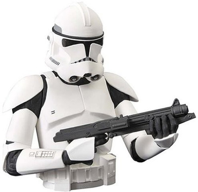 

Diamond Select Star Wars Clone Trooper Bust Bank(White)