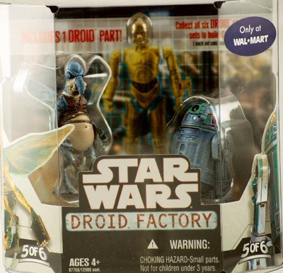 

Star Wars Saga 2008 Buildadroid Factory 2Pack Watto And R2T0(Multicolor)