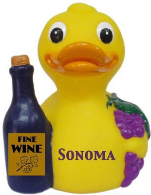 

CelebriDucks Sonoma Red Wine Rubber Duck Bath(Multicolor)