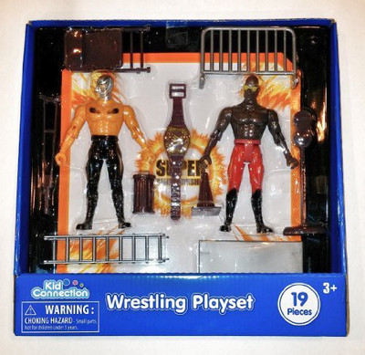 

Kid Connection Wrestling Playset With 2 Articulated(Multicolor)