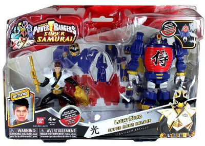 

Bandai Power Rangers Samurai Series Action Figure Zord Vehicle Set - LIGHT ZORD(Multicolor)
