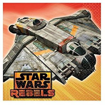 

Amscan Star Wars Rebels Beverage Napkins 16 Count(Multicolor)