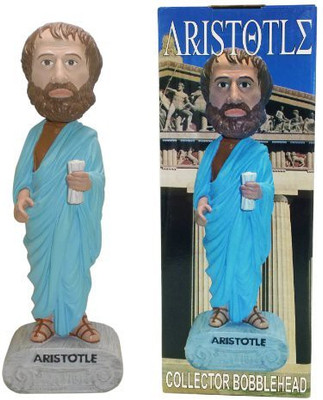 

Off the Wall Toys aristotle philosopher collector bobblehead(Multicolor)