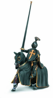 

Schleich Black Knight on Horse(Multicolor)
