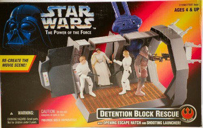 

Star Wars Power Of The Force Detention Block Rescue Playset(Multicolor)