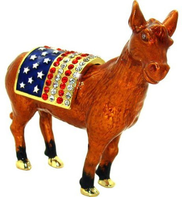 

Objet d' Art Objet D'Art Release 395 "Nast'S Donkey" Democratic Party(Multicolor)