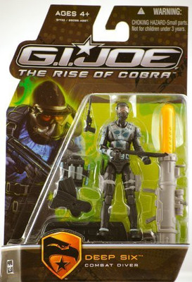 

G.I. Joe The Rise Of Cobra 3 3/4" Deep Six (Combat Diver)(Multicolor)