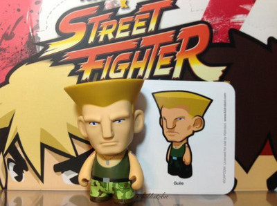 

Kidrobot Street Fighter Guile Collectible Mini Green(Multicolor)