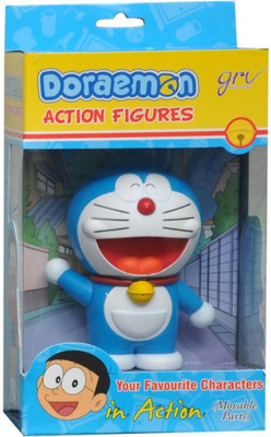 

GRVK Doraemon Smiling Action Figurine Toy(Multicolor)
