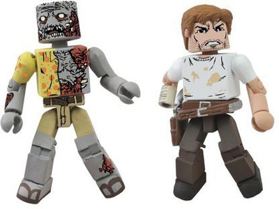 

Diamond Select Sdcc 2012 Walking Dead Rick And Zombie Minimate 2 Pack(Multicolor)