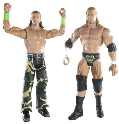 

Mattel Wwe Dgeneration X Supreme Team Triple H & Shawn Michaels(Multicolor)