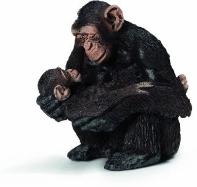 

Schleich Chimpanzee Female With Ba(Black)