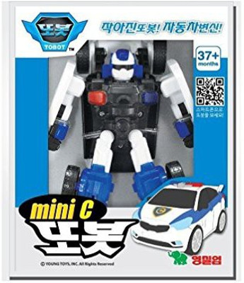 

Young Tobot C Mini Transformer Korean Animation Robot Character(Multicolor)