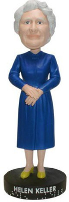

Off the Wall Toys Helen Keller Collector Bobblehead(Blue)