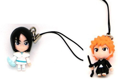 

Unknown Bleach Burabura Swing Two 1" Keychains Ichigo And Ishida(Multicolor)