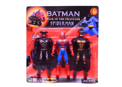 Kanchan Toys Avengers super hero action figure(Black, Red, Grey)