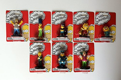 

Monogram The Simpsons 8 Piece Complete Figurine Set 2014(Multicolor)