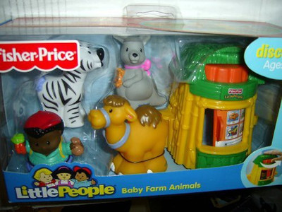 

Little People Fisher Price Ba Farm Animals Zebracamelkangaroobooth(Multicolor)