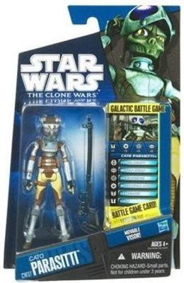 

Hasbro Star Wars The Clone 2010 Series Cato Parasitti #CW37(Multicolor)