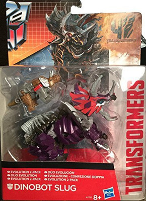 

Transformers 4 Age Of Extinction Evolution 2Pack Dinobot Slug(Multicolor)