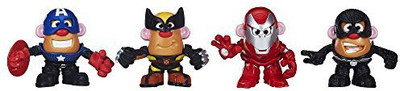 

Mr Potato Head Marvel Mixable Mashable Heroes Super Hero Collector Pack(Multicolor)