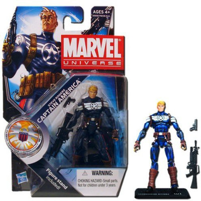

Hasbro Marvel Universe Series 3 Action Figure - Steve Rogers Captain America(Multicolor)
