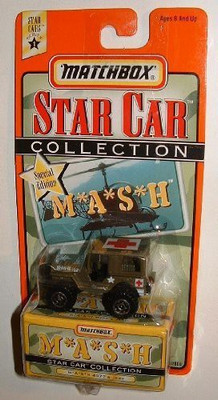 MASH Matchbox Star Car Collection 4077'S Jeep(Multicolor)