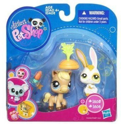 

Littlest Pet Shop 2010 Assortment A Series 5 Collectible Horse Bunny(Multicolor)