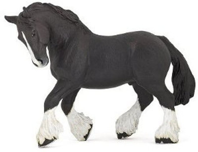 

Papo Black Shire Horse(Black)